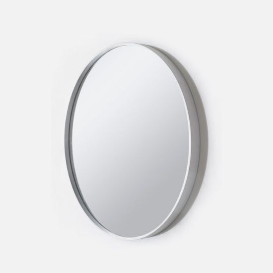 Picture of Deep Frame Round Mirror White
