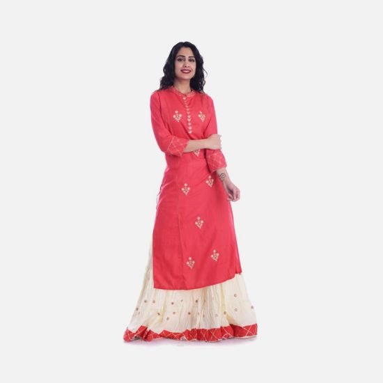 Picture of Asmani Dark Pink Handwork Women Kurti